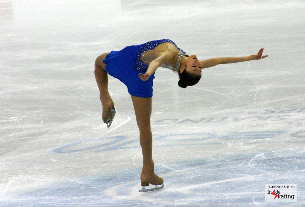 Yuna Kim at the 2010 Worlds in Torino (where she was second, after Mao)