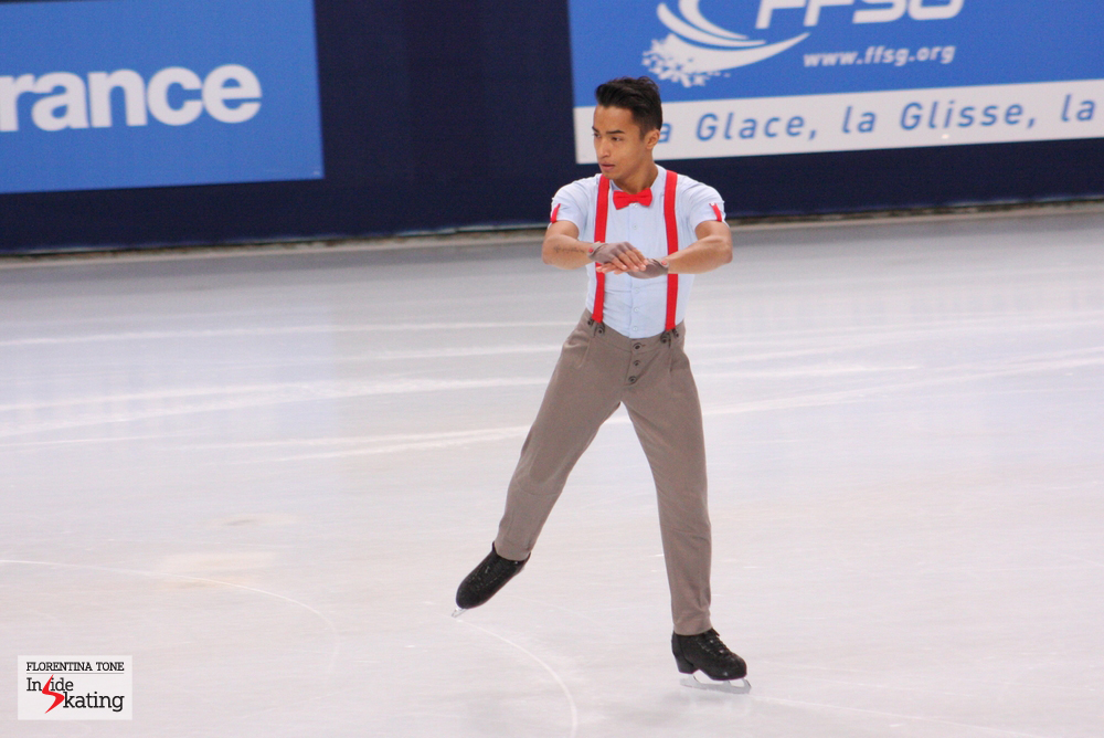 Florent Amodio at the 2013 Trophee Eric Bompard, in November