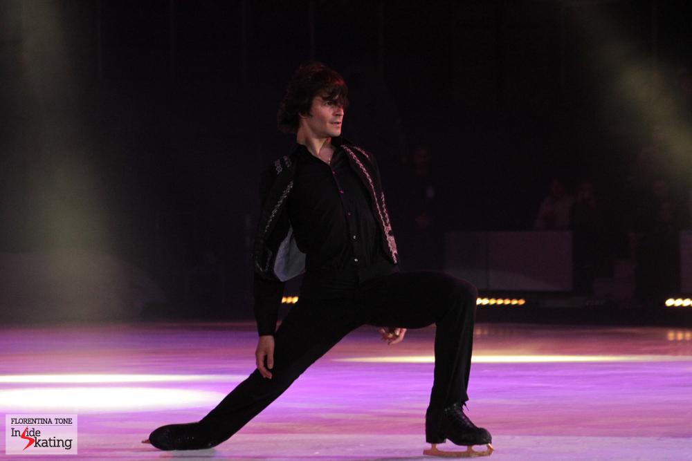Stéphane Lambiel, at 2014 Kings on Ice Olympic Gala in Bucharest, skating on "Say I wanna know"