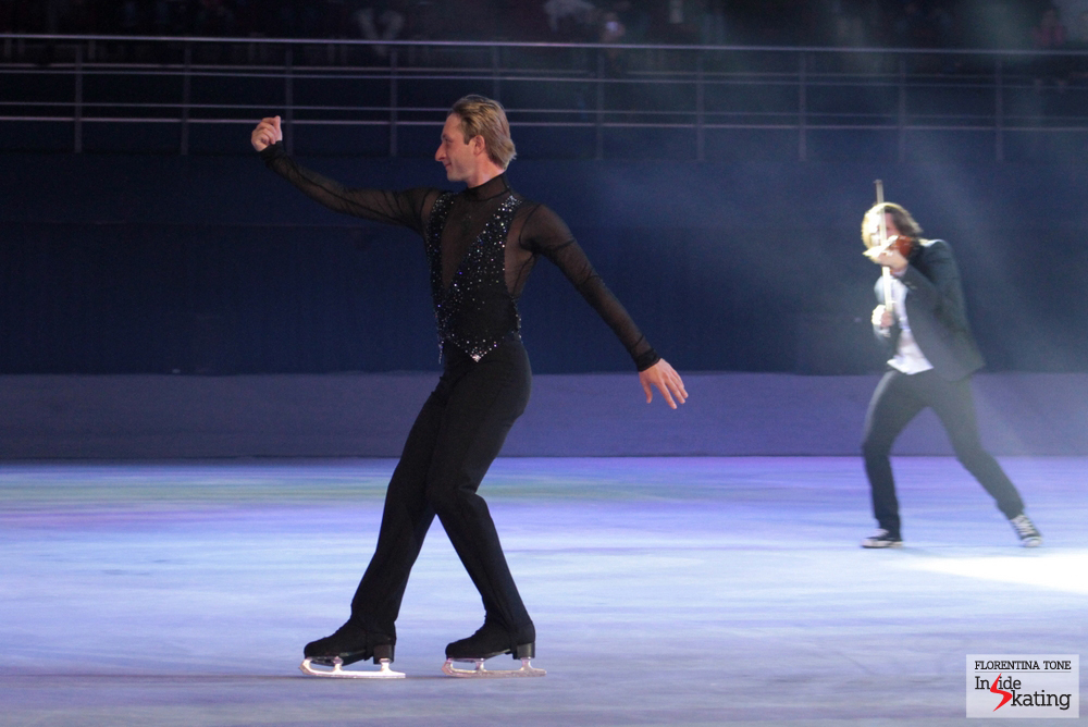 Evgeni, skating his "Best of Plushenko" in Bucharest, at Kings on Ice Olympic Gala