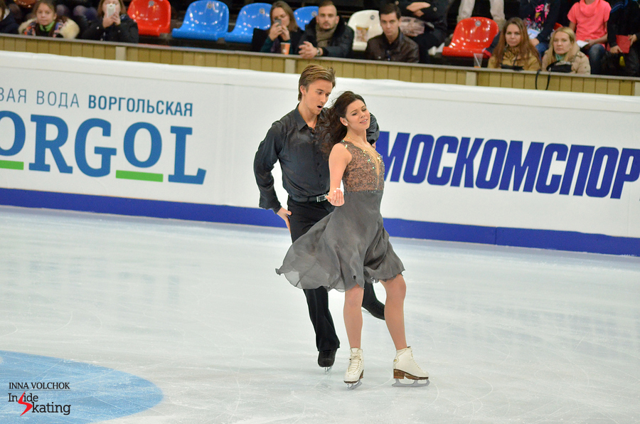 Elena Ilinykh and Ruslan Zhiganshin skating to "Appassionata"