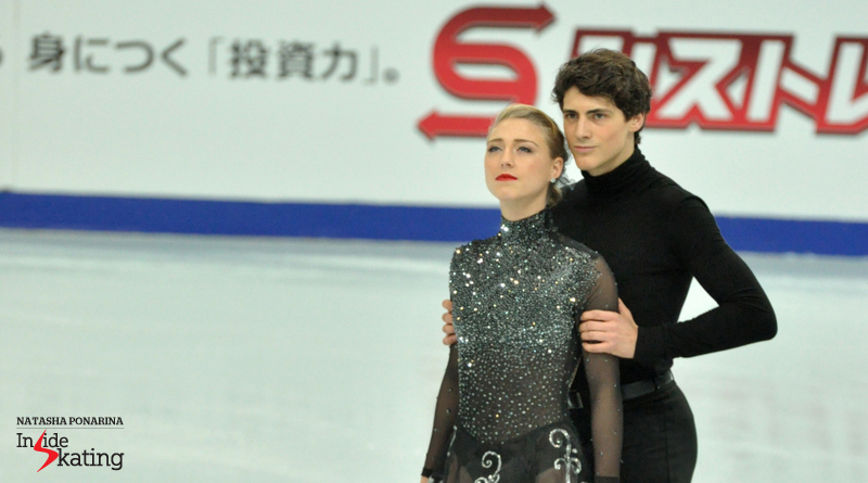 Piper Gilles and Paul Poirier looking focused and determined, last season, at Rostelecom Cup in Moscow