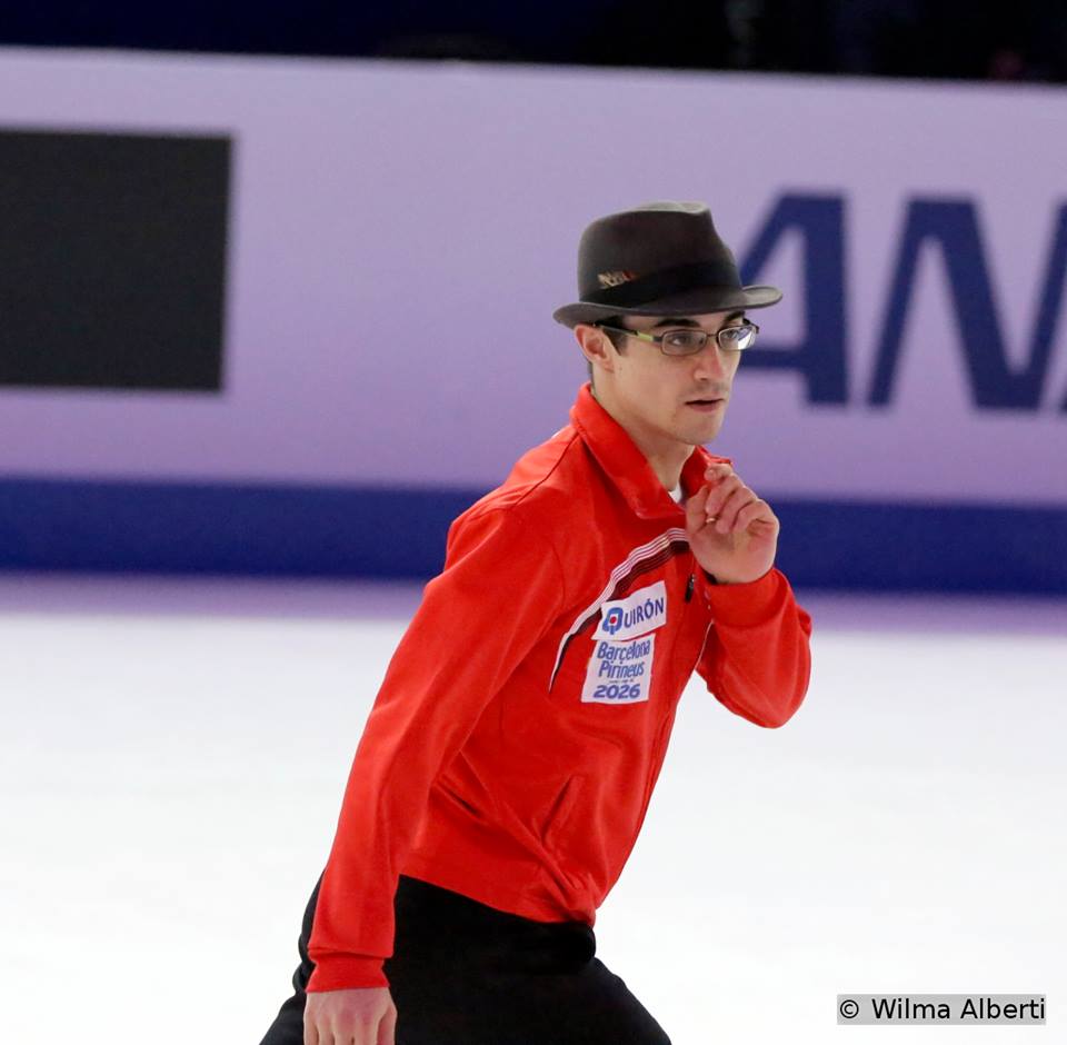 Javier Fernandez – and a hat