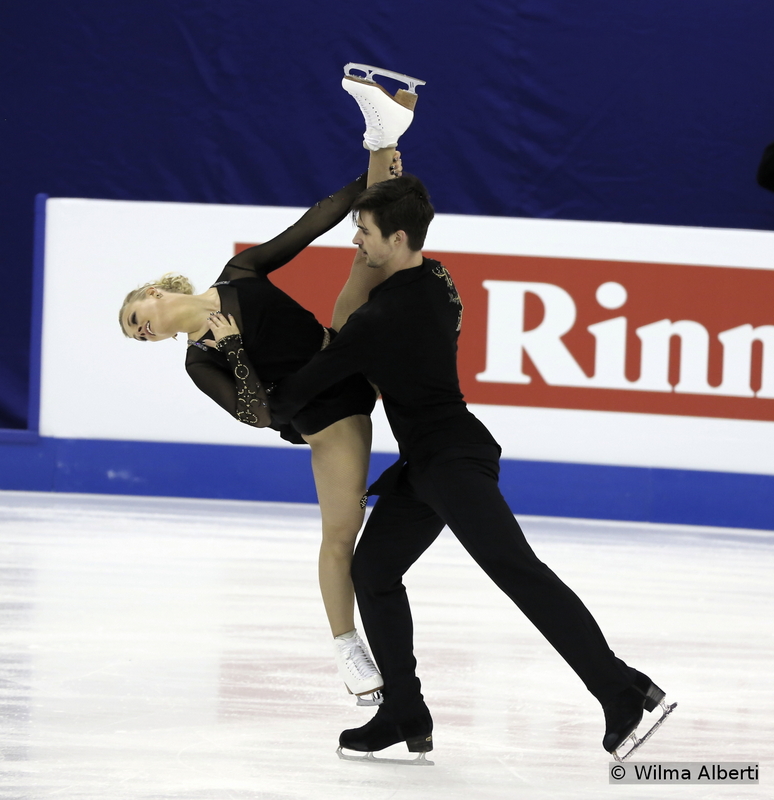 Madison Hubbell and Zachary Donohue - free dance