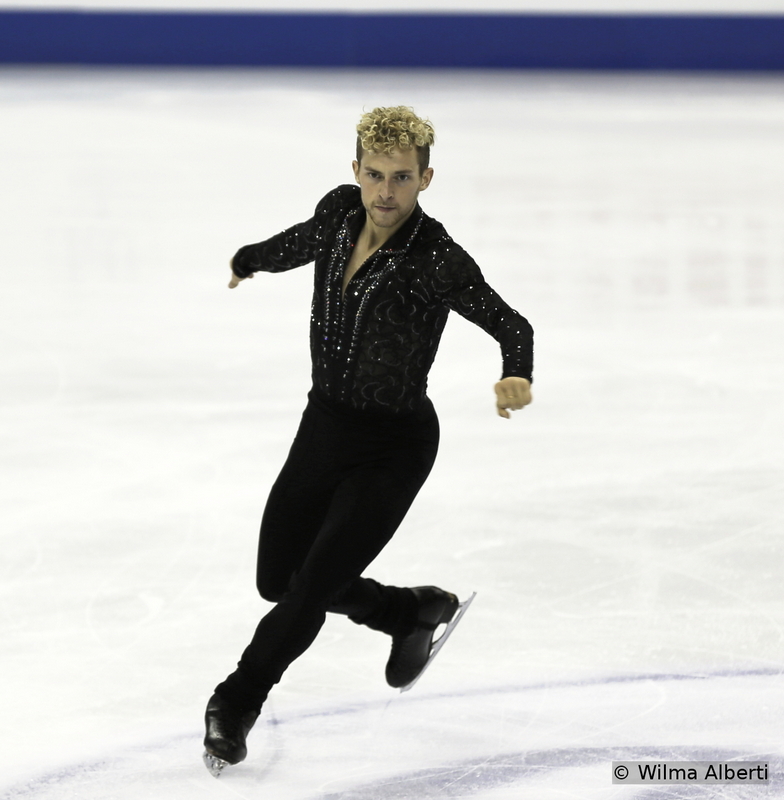 It was all or nothing for Adam Rippon in Shanghai – and, looking at the photo above, you can easily sense his determination. Silver medalist at 2015 U.S. Nationals, the 25-year-old Adam brought his A-game in China: a great set of programs (SP to Hans Zimmer’s “Nyah” and FS to Liszt’ “Piano Concerto no. 1”) and a quad Lutz atop of that. He finished the event on the 8th place.