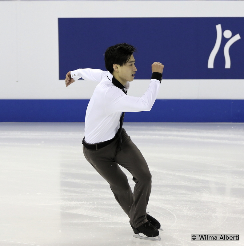 China’s Nan Song skated to “Night Train” during his SP – he didn’t advance to the free skating either, but the Worlds in his home country were only the beginning of his comeback, after the injury he sustained in 2014 