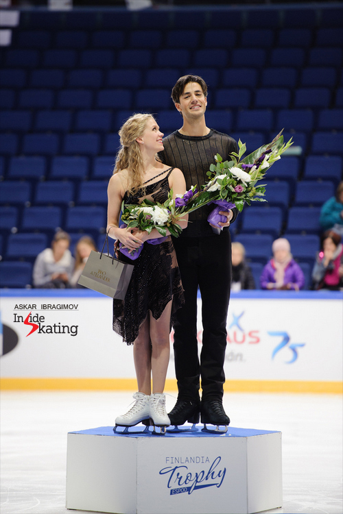 A radiant pair of champions: Kaitlyn Weaver and Andrew Poje 