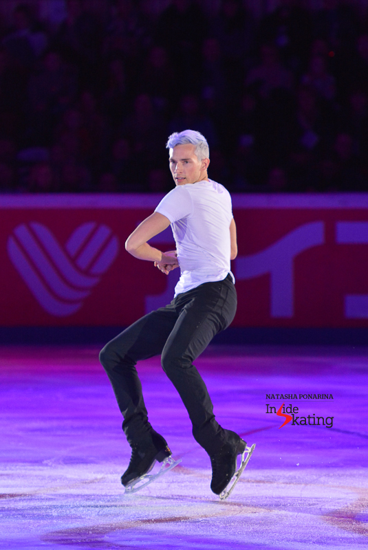 Adam, thoroughly enjoying his time on the ice (during exhibition at 2015 Rostelecom Cup)