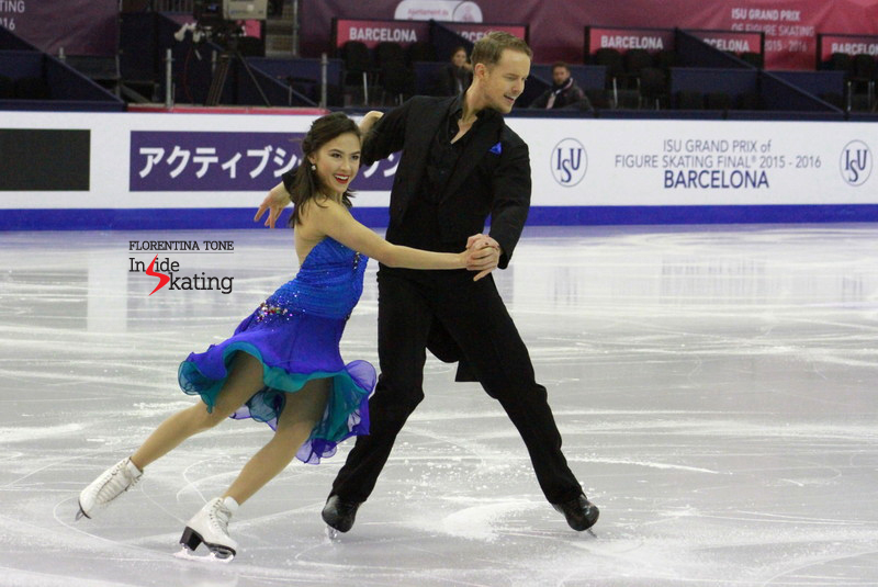 Madison Chock and Evan Bates skated their short dance at yesterday's practice - a jewel of a program, to Andrea Bocelli's "More" and Il Divo's version of "Unchained Melody"