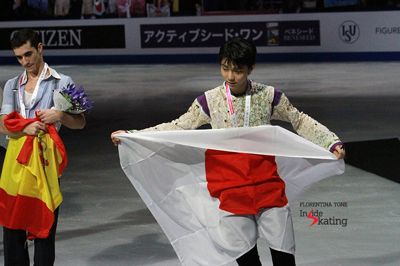 The medalists at 2015 GPF December 12 (3)