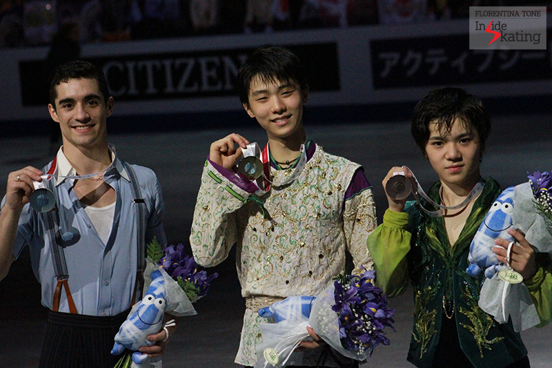 The medalists at 2015 GPF December 12 (5)
