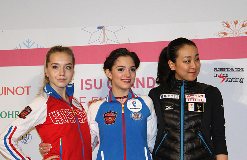 Ladies press conference after SP 2015 GPF (13)