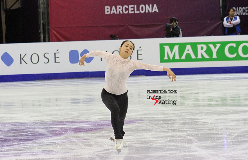All wings, all emotion: Mao Asada, practicing her free skate, to Puccini's "Madame Butterfly"