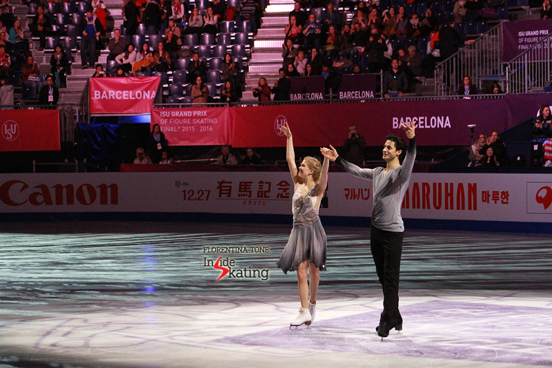 As of December, Kaitlyn Weaver and Andrew Poje are two-time Grand Prix Final champions – they won the gold in 2014 and 2015, with Barcelona being, in both cases, the host of the competition