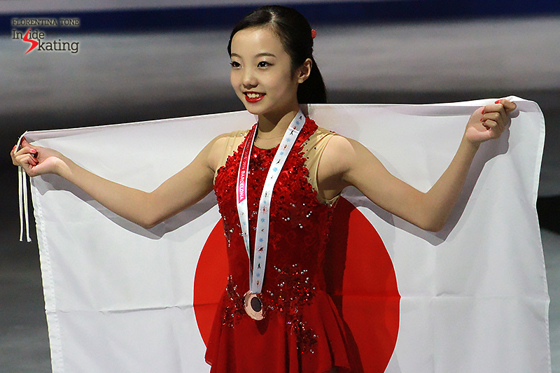 A smiling girl in the heart of the Japanese flag – what a season this has been for Marin Honda. Three months after this particular snapshot in Barcelona, she’ll be crowned the 2016 World Junior champion in Debrecen (Hungary)