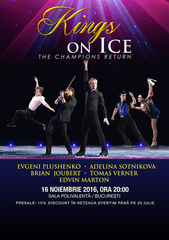 Poster Kings On Ice Bucharest 2016 presale