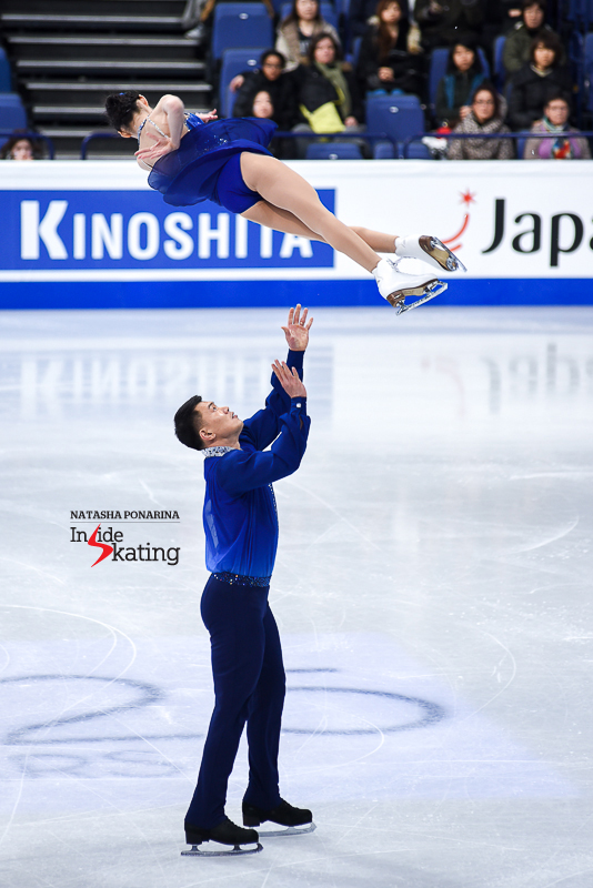 Xiaoyu Yu and Hao Zhang SP 2017 Worlds Helsinki (2)